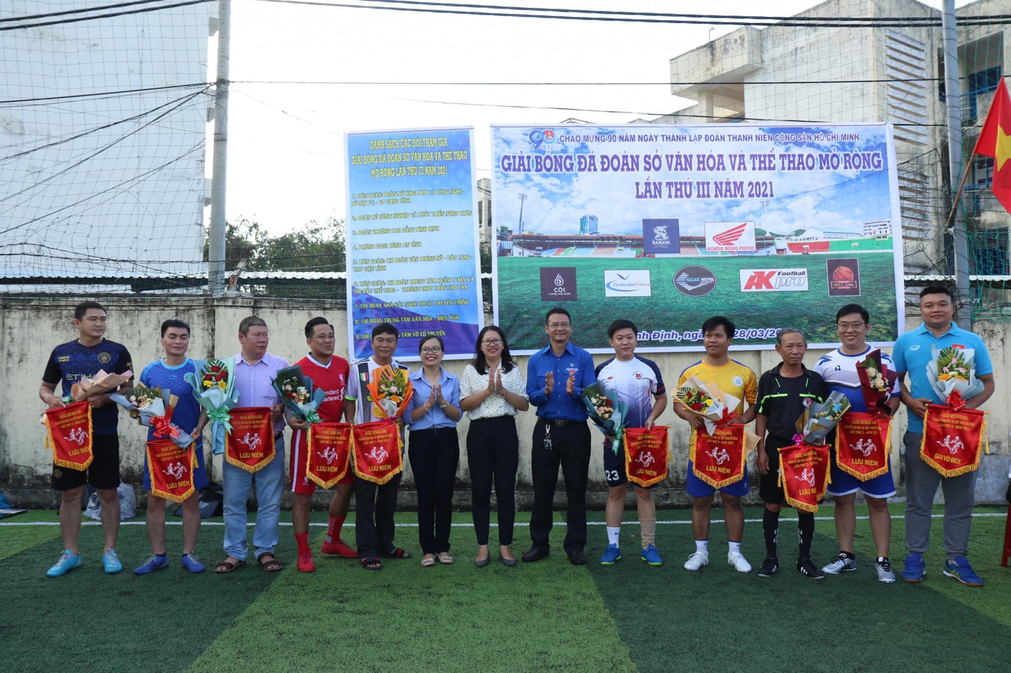 Chi đoàn Bảo Tàng tỉnh tham gia Giải bóng đá đoàn Sở VHTT mở rộng lần thứ III